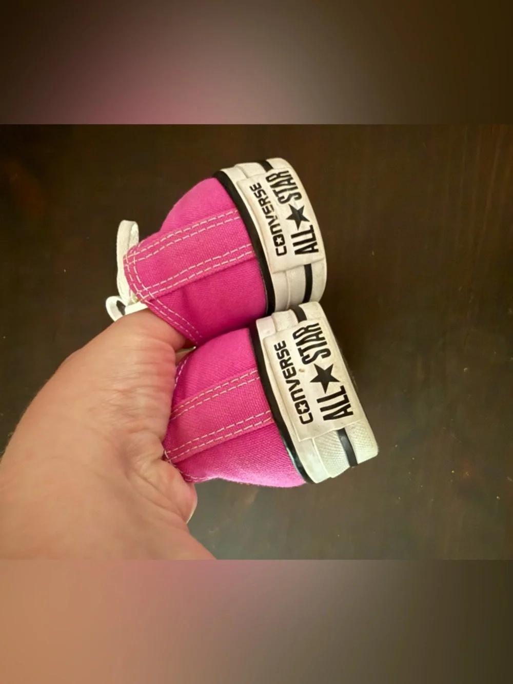Hot pink converse 7.5 women’s - Picture 8 of 8